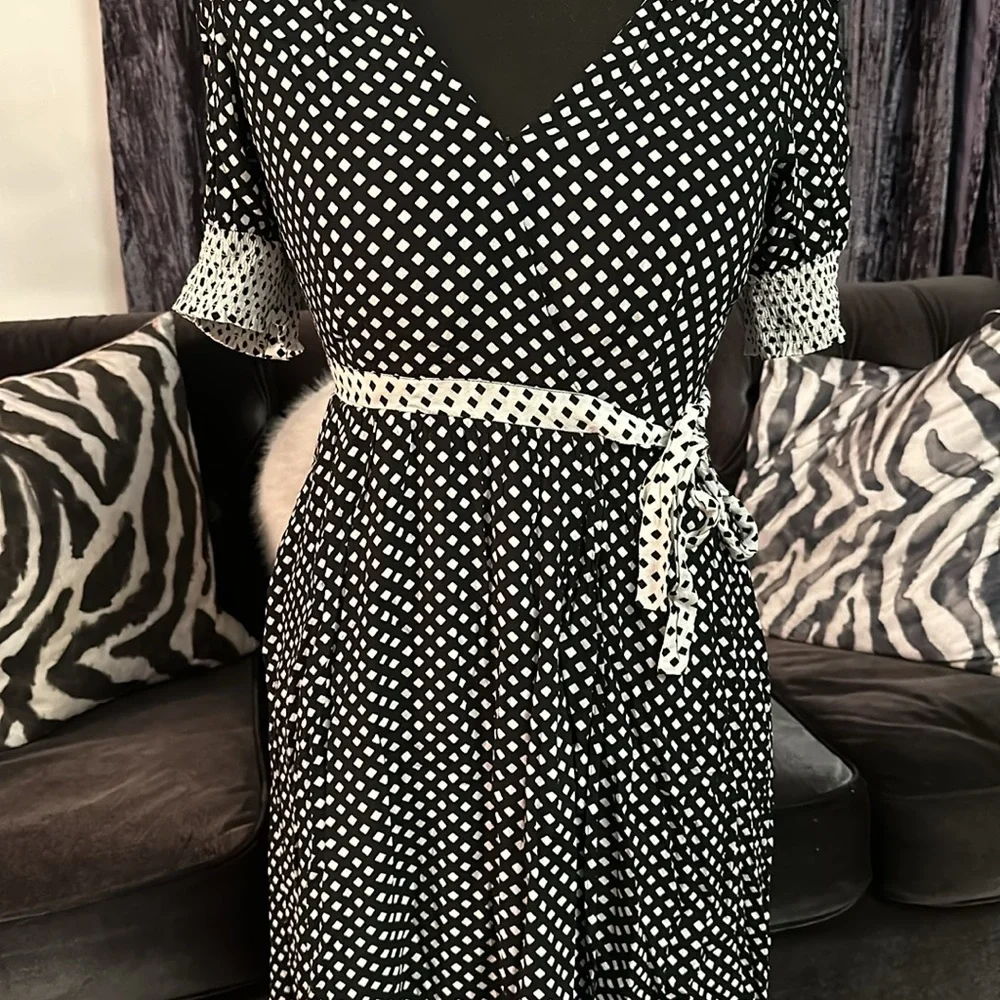 Maeve by anthropologie Womens Wrap Midi Dress - Picture 5 of 9